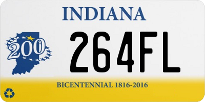 IN license plate 264FL