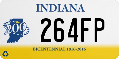 IN license plate 264FP