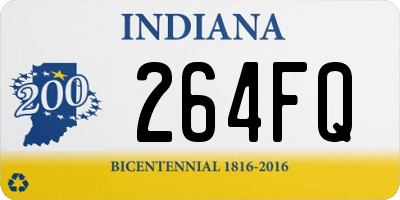 IN license plate 264FQ