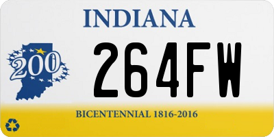 IN license plate 264FW