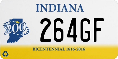 IN license plate 264GF