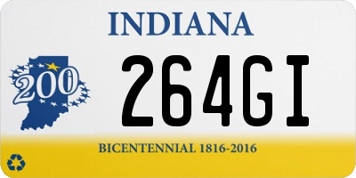 IN license plate 264GI