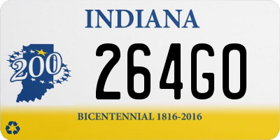 IN license plate 264GO