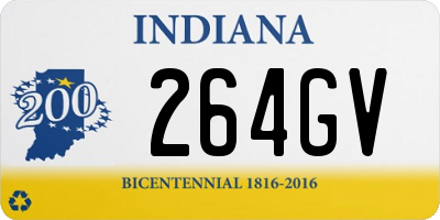 IN license plate 264GV