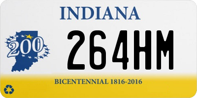 IN license plate 264HM