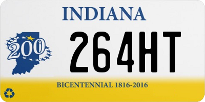 IN license plate 264HT