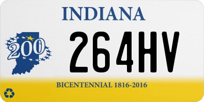 IN license plate 264HV