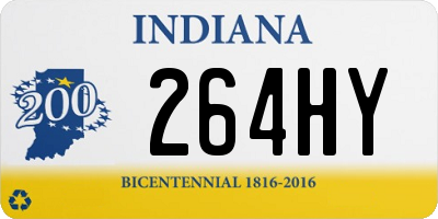 IN license plate 264HY