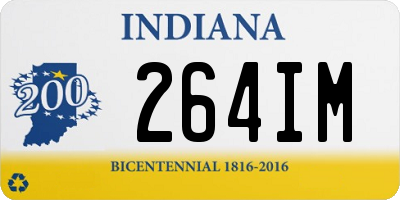 IN license plate 264IM