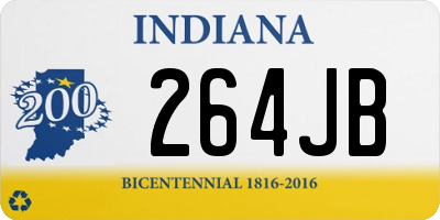 IN license plate 264JB