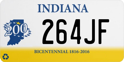 IN license plate 264JF