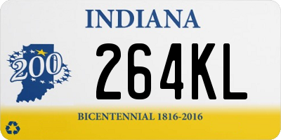 IN license plate 264KL