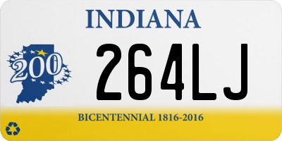 IN license plate 264LJ