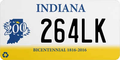 IN license plate 264LK