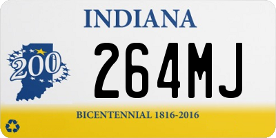 IN license plate 264MJ