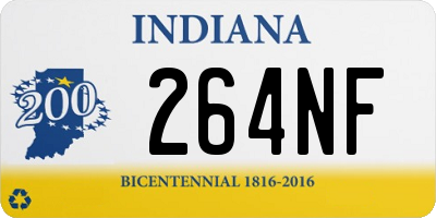 IN license plate 264NF