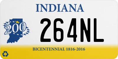 IN license plate 264NL