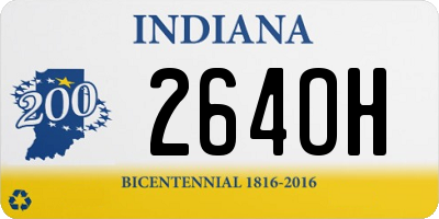 IN license plate 264OH