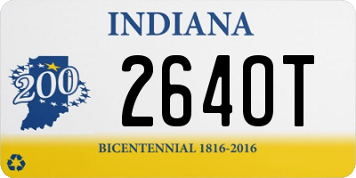 IN license plate 264OT