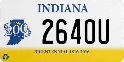 IN license plate 264OU