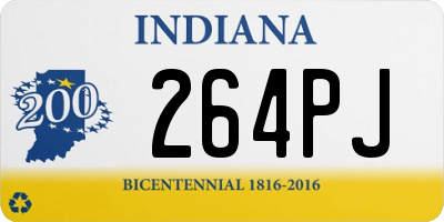 IN license plate 264PJ