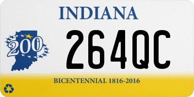 IN license plate 264QC