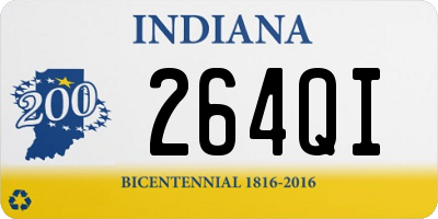 IN license plate 264QI