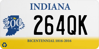 IN license plate 264QK