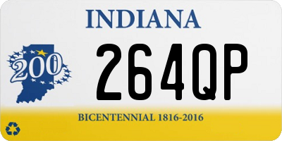 IN license plate 264QP