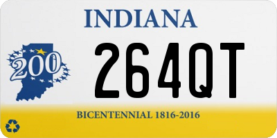 IN license plate 264QT