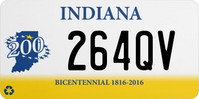 IN license plate 264QV