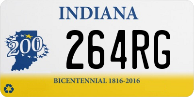 IN license plate 264RG