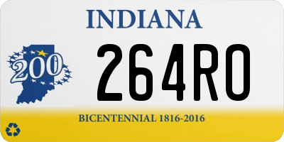 IN license plate 264RO