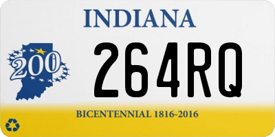 IN license plate 264RQ