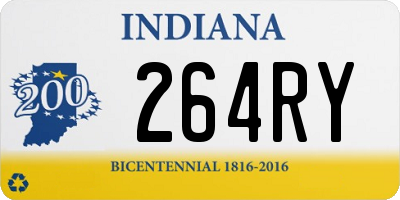 IN license plate 264RY