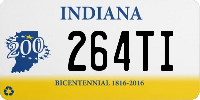 IN license plate 264TI