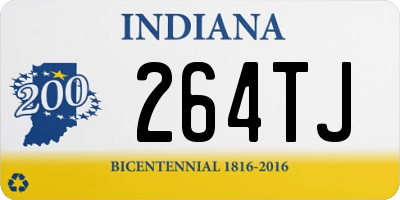 IN license plate 264TJ