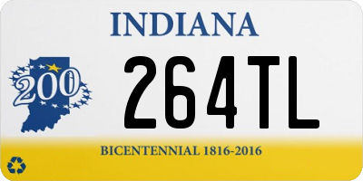 IN license plate 264TL