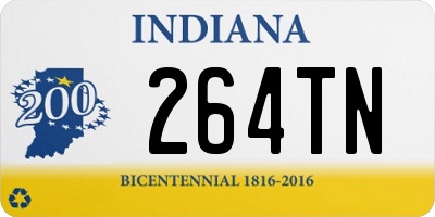 IN license plate 264TN