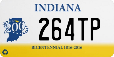 IN license plate 264TP