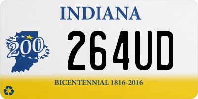 IN license plate 264UD