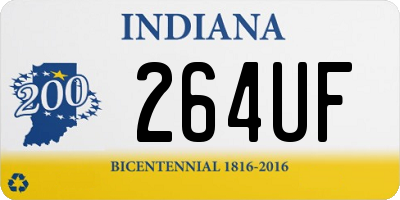 IN license plate 264UF