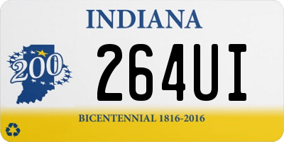 IN license plate 264UI