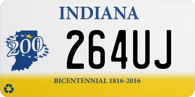 IN license plate 264UJ