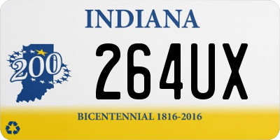 IN license plate 264UX