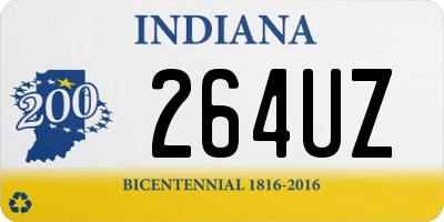 IN license plate 264UZ