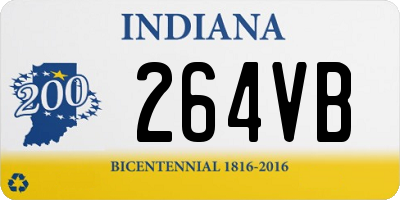 IN license plate 264VB