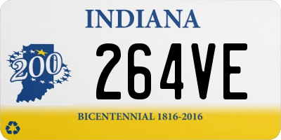 IN license plate 264VE