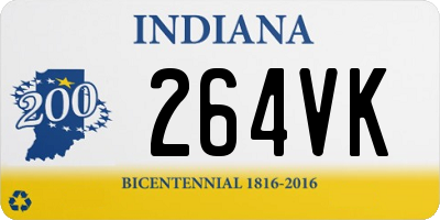 IN license plate 264VK