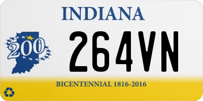 IN license plate 264VN